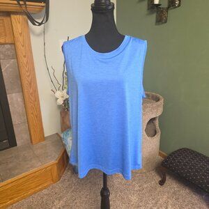 AVIA Women’s Periwinkle Tank Top Workout Activewear Top, Size XL